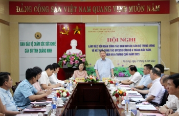 Ban Bảo vệ chăm sóc sức khỏe cán bộ Trung ương làm việc tại Quảng Ninh