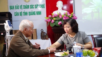 Buổi thăm khám sàng lọc bệnh lý tim mạch của PGS. TS. Đinh Thị Thu Hương tại Ban Bảo vệ CSSK cán bộ tỉnh