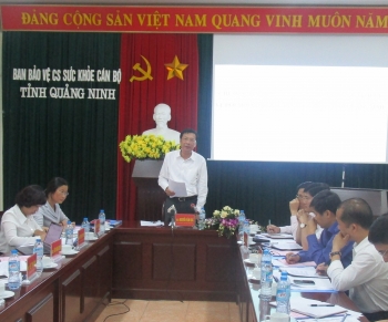 Buổi làm việc của Thường trực Tỉnh ủy tại Ban Bảo vệ CSSK cán bộ tỉnh Quảng Ninh